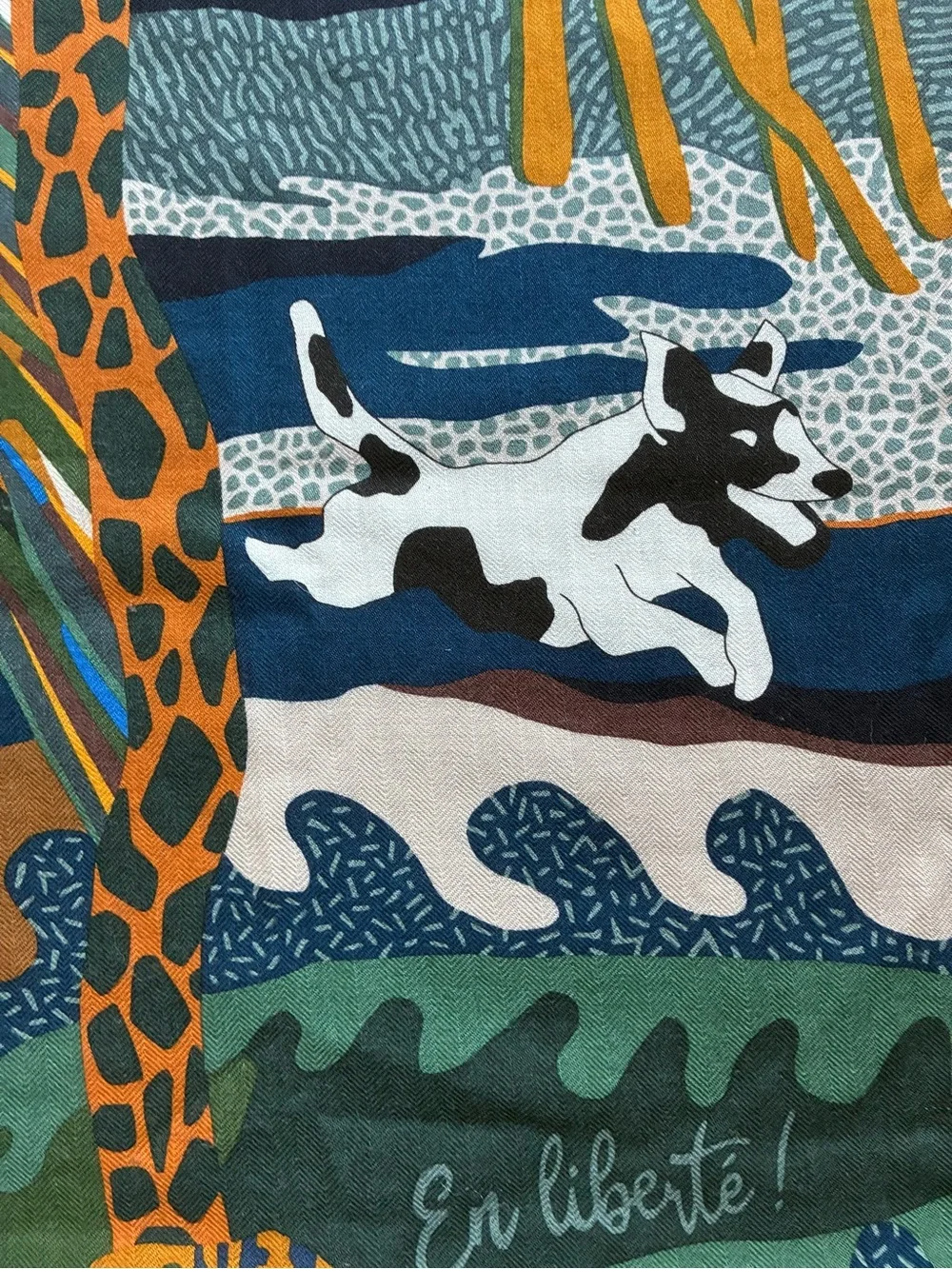 Hermes En Liberté! 140cm Cashmere/Silk Stole Pristine